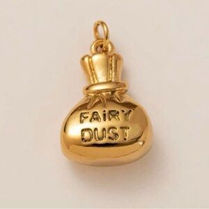 Gold Fairy Dust Charm Pendant